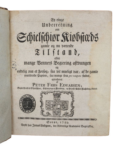 En ringe Underretning om Schielshiør Kiøbstads…