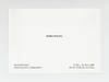 Exhibition card: stanley brouwn (14 October-18 November 1989)