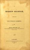 A Hebrew grammar compiled from some of the best authorities