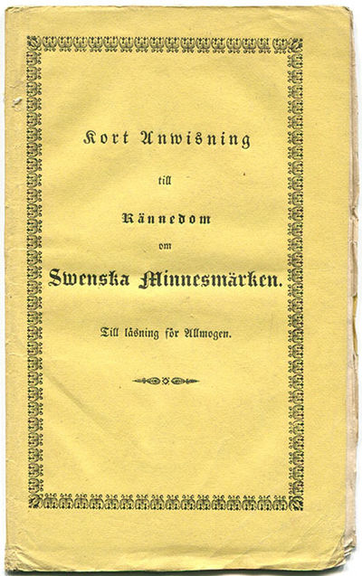 Kort anwisning till kännedom om swenska…