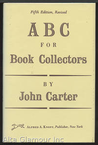 ABC FOR BOOK COLLECTORS by Carter, John - 1991