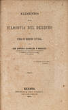 Elementos De La Filosofia Del Derecho O Curso De Derecho Natural