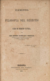 Elementos De La Filosofia Del Derecho O Curso De Derecho Natural