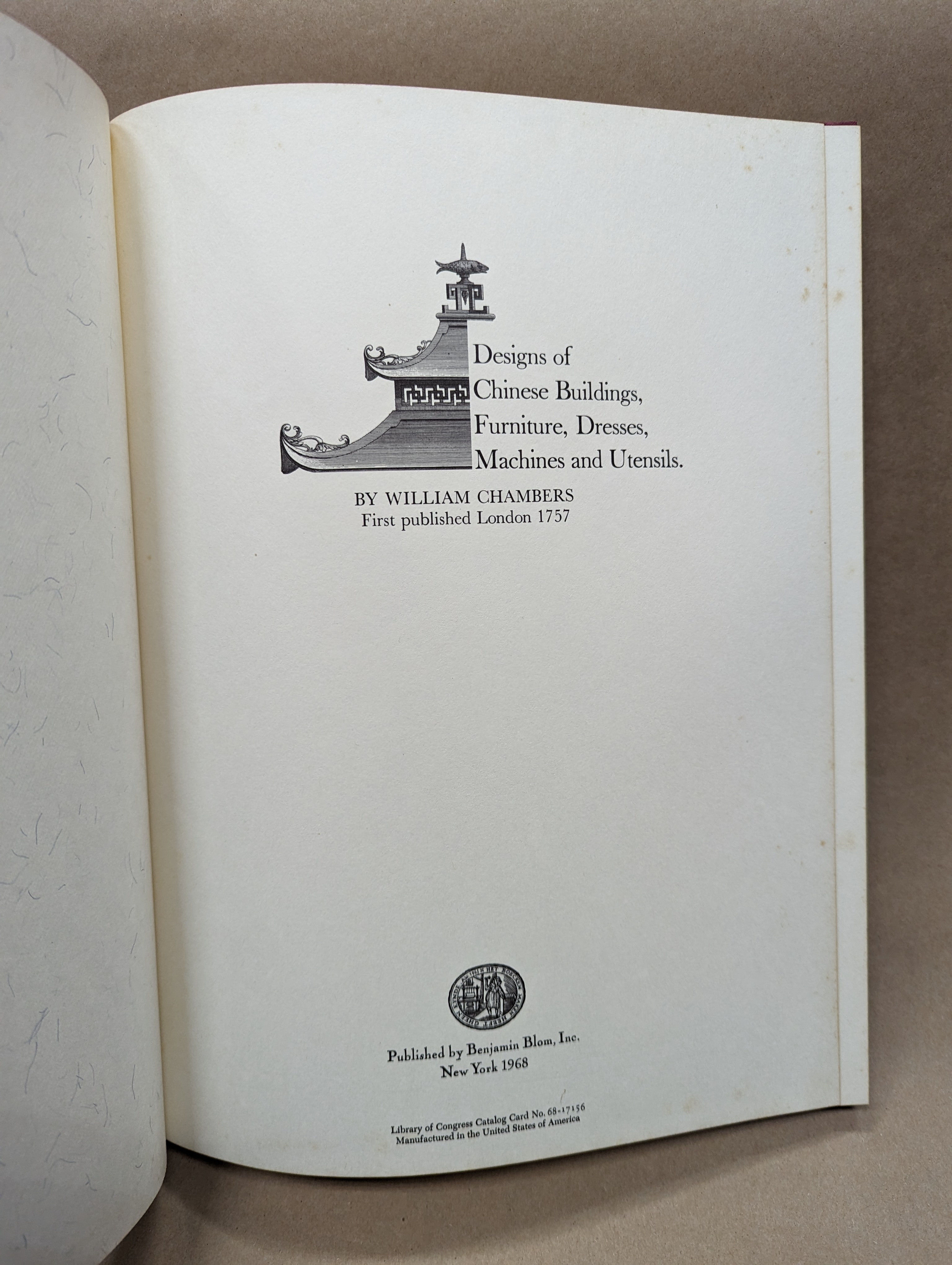 designs of chinese buildings furniture dresses machines and utensils Design of Chinese Buildings: Furniture, Dresses, Machines, and Utensil   China Books