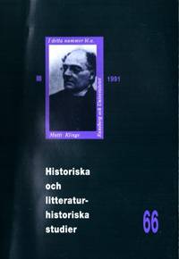 Historiska och litteraturhistoriska studier 66.