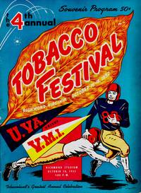 [RICHMOND] SOUVENIR PROGRAM. THE 4th ANNUAL TOBACCO FESTIVAL. RICHMOND, VIRGINIA. OCTOBER 16-18, 1952