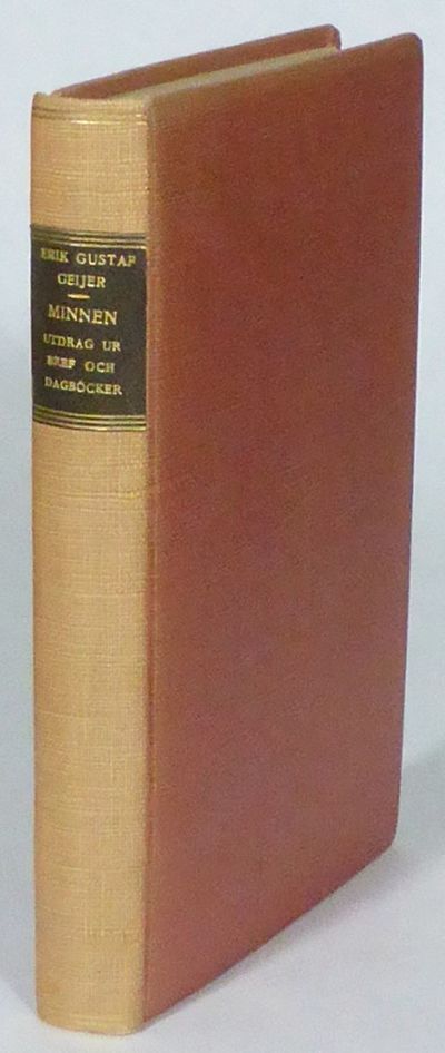 Minnen. Utdrag ur bref och dagböcker. Minnestal…