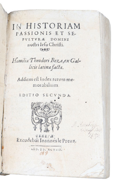 In historiam Passionis et sepulturae Domini nostri Jesu Christi, Editio Seconda (+) Homiliae. (photo 2)