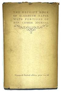 The Receipt Book of Elizabeth Raper