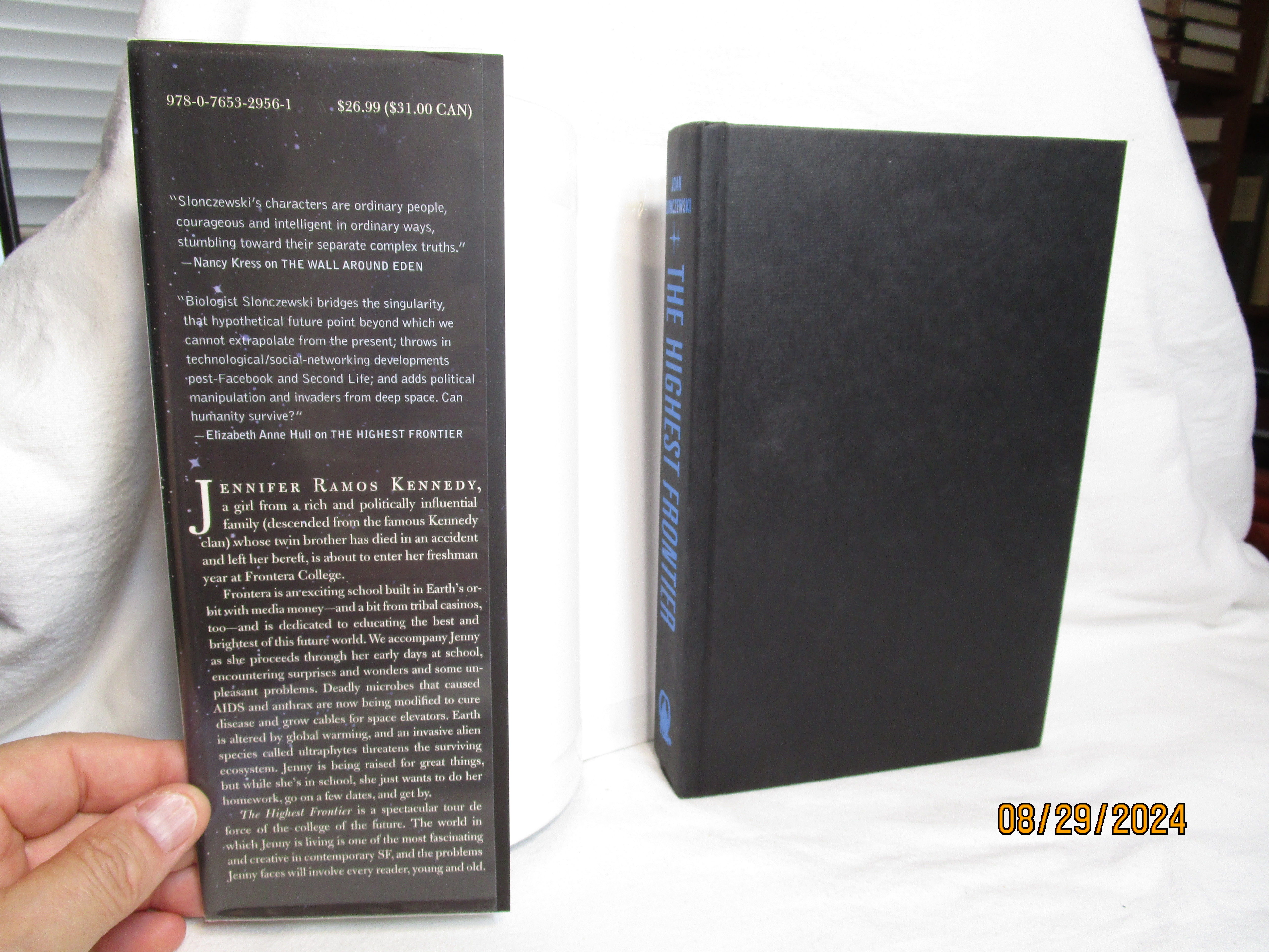The Highest Frontier by Slonczewski, Joan Hardcover 2011 Tor