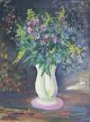 Bouquet In White Vase