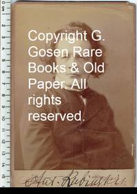 image of Cabinet Card Photograph Signed by Anton Rubinstein