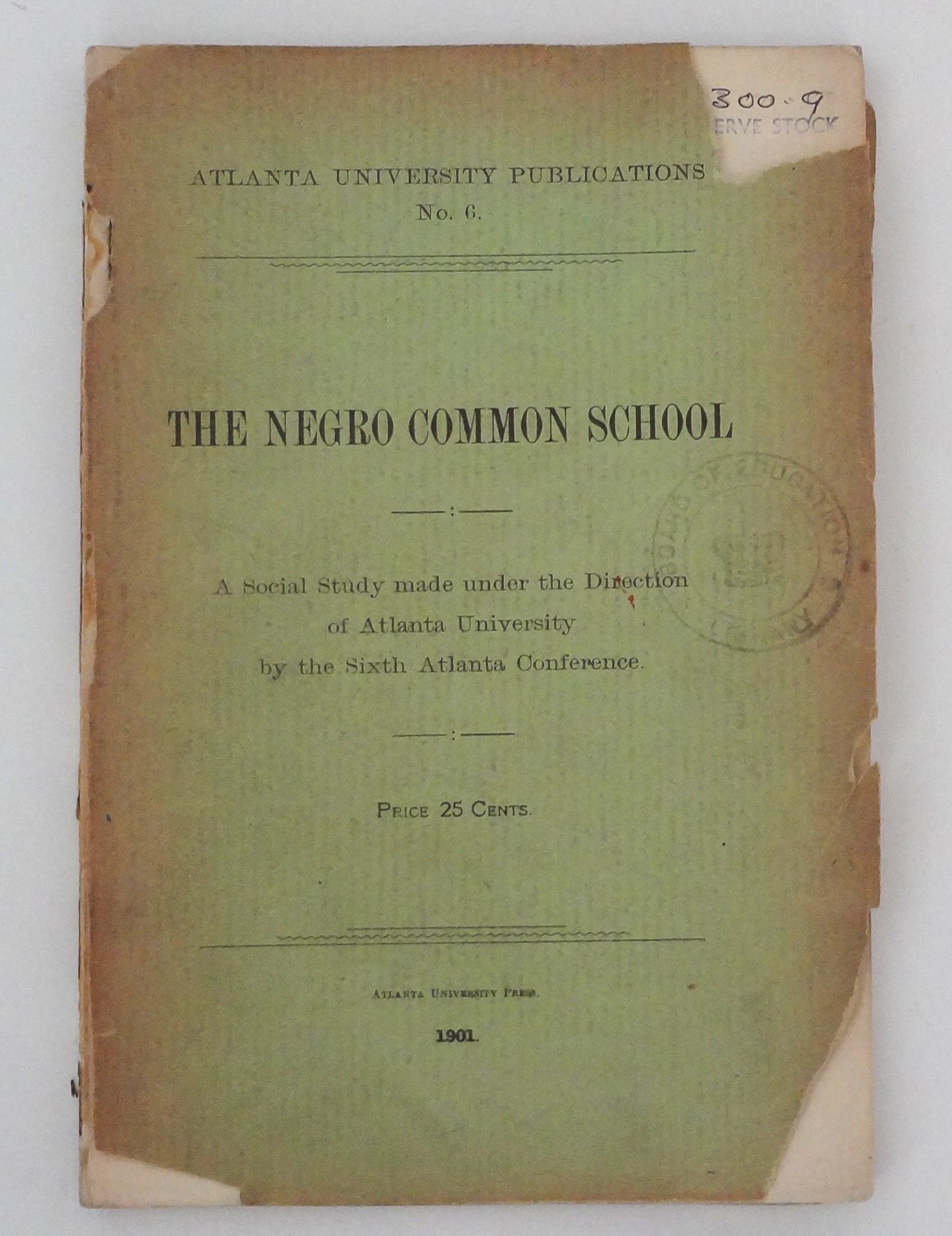 The Negro Common School