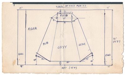 [Wall Drawing #517] (Manuscript Plan)