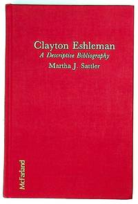 Clayton Eshleman, a descriptive bibliography