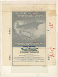 The Final Countdown (Original poster photo paste-up master for the 1980 film) by Don Taylor (director); David Ambrose, Gerry Davis, Thomas Hunter, Peter Powell (screenwriters); Kirk Douglas, Martin Sheen, Katharine Ross, James Farentino (starring) - 1980