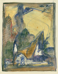 “The Fairy Shop”, original design for drawing in “The Building of the Fairy City,” Timlin’s unpublished book