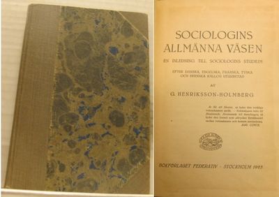 Sociologins allmänna väsen. En inledning till…