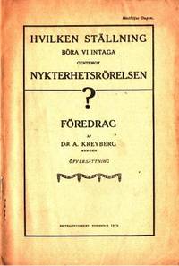Hvilken ställning böra vi intaga gentemot…