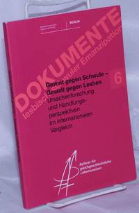 image of Gewalt gegen Schwule-Gewalt gegen Lesben: ursachenforschung und handlungsperspektiven im internationalen Verleich