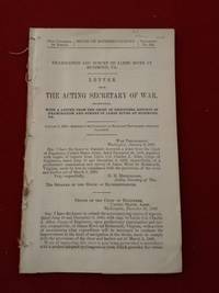 Examination and Survey of the James River at Richmond, VA [w/ large  folding map] Letter from the Acting Secretary of War with a letter from  the Chief of Engineers