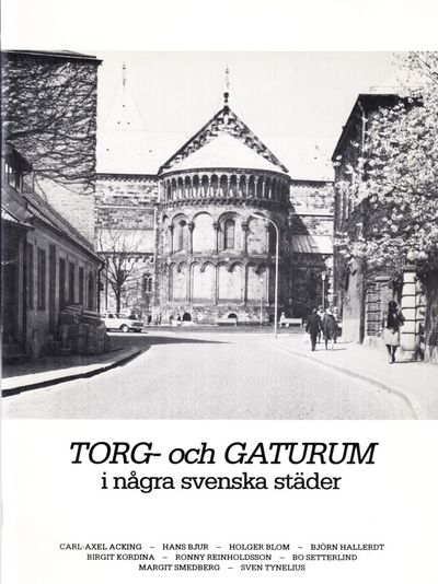 Torg- och gaturum i några svenska städer.