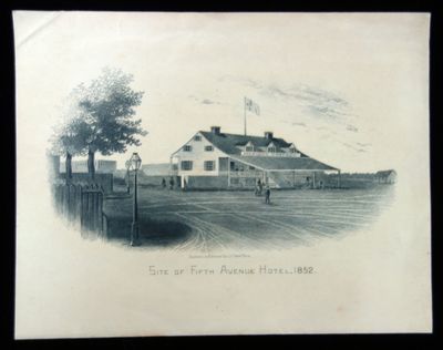 Fifth Avenue Hotel Menu, Hitchcock, Darling & Co. New York City. C1890s