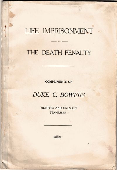 Life Imprisonment vs. the Death Penalty