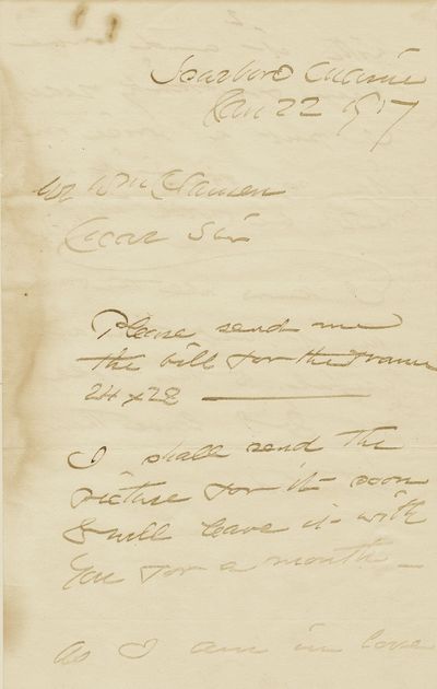 Illustrated Autograph Letter Signed with Exceptional Content