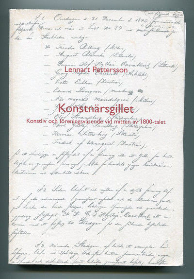 Konstnärsgillet. Konstliv och föreningsväsende…