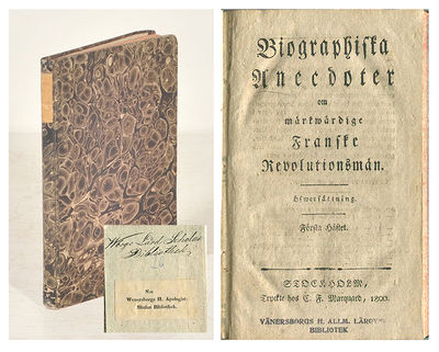 Biographiska anecdoter om märkwärdige franske…