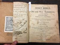 cover of THE HOLY BIBLE: CONTAINING THE OLD AND NEW TESTAMENTS: TOGETHER WITH THE APOCRYPHA: TRANSLATED OUT OF THE ORIGINAL TONGUES, AND WITH THE FORMER TRANSLATIONS DILIGENTLY COMPARED AND REVISED, BY THE SPECIAL COMMAND OF KING JAMES I. OF ENGLAND. WITH MARGINAL NOTES AND REFERENCES. TO WHICH ARE ADDED, AN INDEX; AN ALPHABETICAL TABLE OF ALL THE NAMES IN THE OLD AND NEW TESTAMENTS, WITH THEIR SIGNIFICATIONS