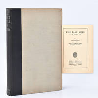 The Last Mile, A Play in Three Acts. Preface by Warden Lewis E. Lawes, of Sing Sing Prison