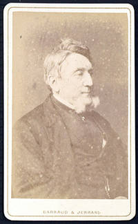 Carte-de-visite photograph portrait by Barraud & Jerrard, signed and dated by Taylor on the verso