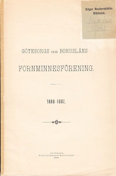 Göteborgs och Bohusläns fornminnesförening…
