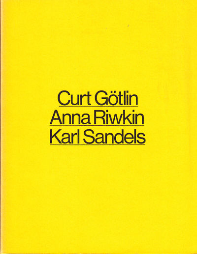 Fotografer Curt Götlin Anna Riwkin Karl Sandels.…