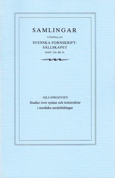 Studier över syntax och textstruktur i nordiska…