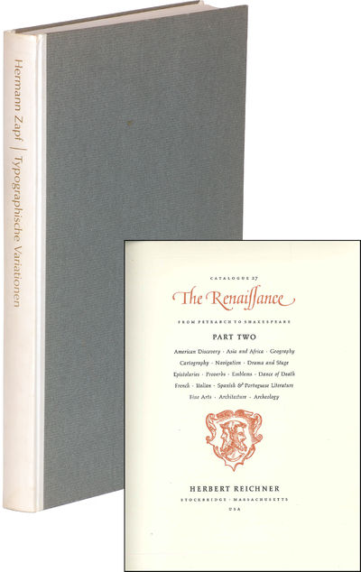 Frankfurt am Main: Georg Kurt Schauer, 1963. parchment-backed boards with vellum tips. 4to. parchmen...