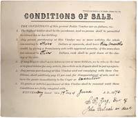 Conditions of Sale for Estate of John Gerlach