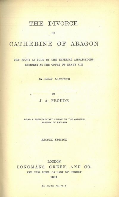 The divorce of Cathrine of Aragon. The story as…