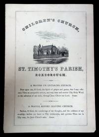 Children's Church, St. Timothy's Parish, Roxborough, A Hymnal Program