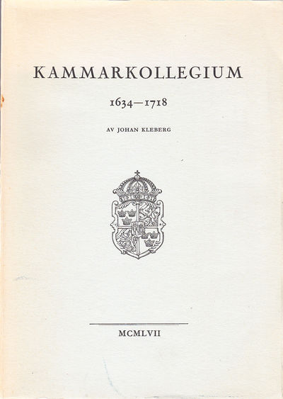 Kammarkollegium 1634-1718.