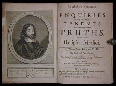 Pseudodoxia epidemica...