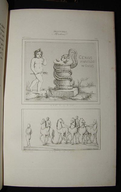 Herculanum et Pompéi. recueil Général des Peintures Bronzes, Mosaiques, Etc. Découverts jusquá ce Jour, et reproduits d'apres le Antichita di Ercolano, il Museo Borbonico, et tous les Ouvrages analogues. ASugmenté de Sujets inédits, Gravés au Trait ... (photo 3)