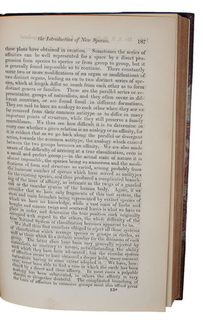 On the Law which has Regulated the Introduction of New Species. [In: The Annals and Magazine of Natural History. Second Series, Volume 16]. - [INAUGURATING THE DISCOVERY OF THE ORIGIN OF SPECIES] (photo 6)