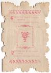 View Image 2 of 2 for 12mo Valentine with Printed Verse, Lace Paper, Victorian Scrap Inventory #42000522
