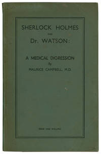cover of Sherlock Holmes and Dr. Watson: A Medical Digression