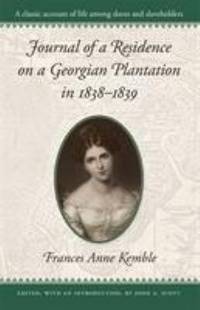 image of Journal of a Residence on a Georgian Plantation in 1838-1839