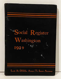 cover of Social Register Washington 1929 (Vol. XLIII, No. 2)