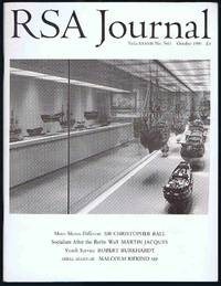 RSA Journal No. 5411 October 1990: The Journal of the Royal Society for the Encouragement of...